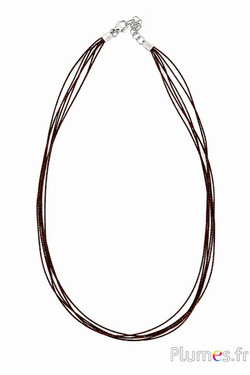 Collana - lunghezza 50 cm - caffè